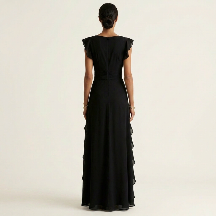 NELLYANA | Ruffle Maxi Dress CULTÉIRE DUBLIN