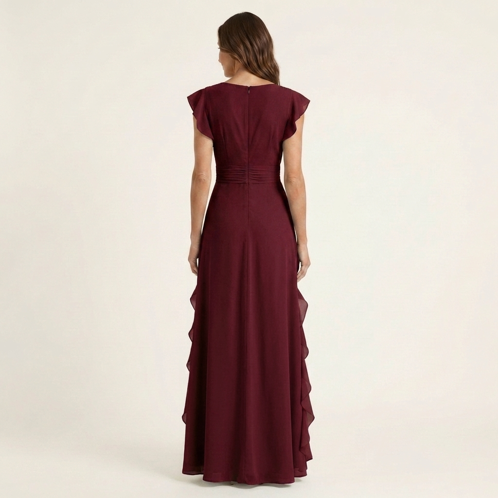 NELLYANA | Ruffle Maxi Dress CULTÉIRE DUBLIN