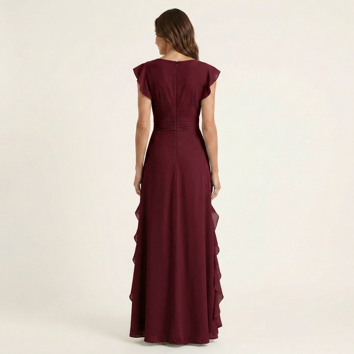 NELLYANA | Ruffle Maxi Dress CULTÉIRE DUBLIN
