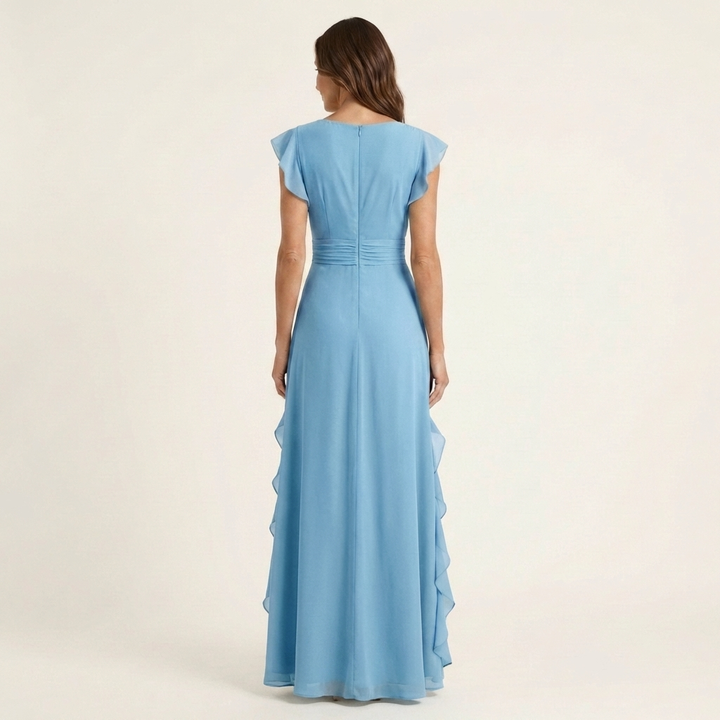 NELLYANA | Ruffle Maxi Dress CULTÉIRE DUBLIN