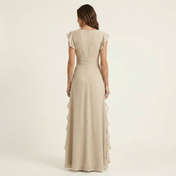 NELLYANA | Ruffle Maxi Dress CULTÉIRE DUBLIN