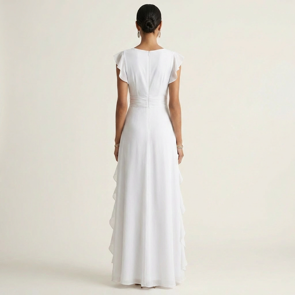 NELLYANA | Ruffle Maxi Dress CULTÉIRE DUBLIN