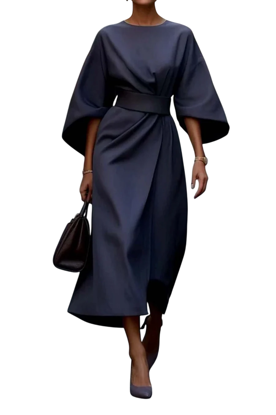 Maya™ | Elegant Lantern Sleeve Dress CULTÉIRE DUBLIN