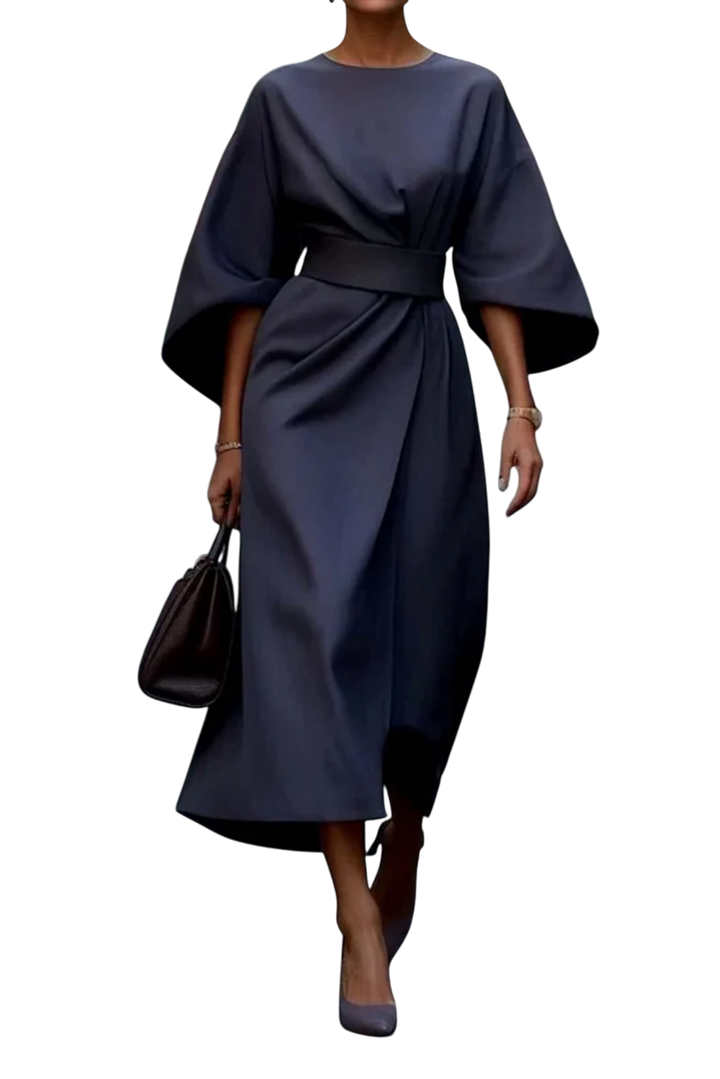 Maya™ | Elegant Lantern Sleeve Dress CULTÉIRE DUBLIN