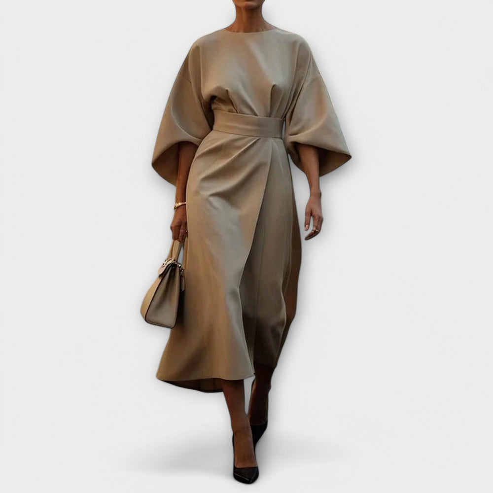 Maya™ | Elegant Lantern Sleeve Dress CULTÉIRE DUBLIN