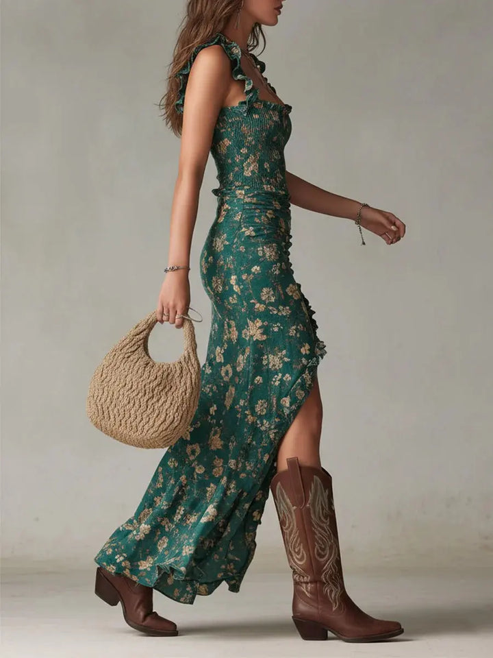ZARA™ | Retro Asymmetrical Boho Maxi Dress CULT ÉIRE