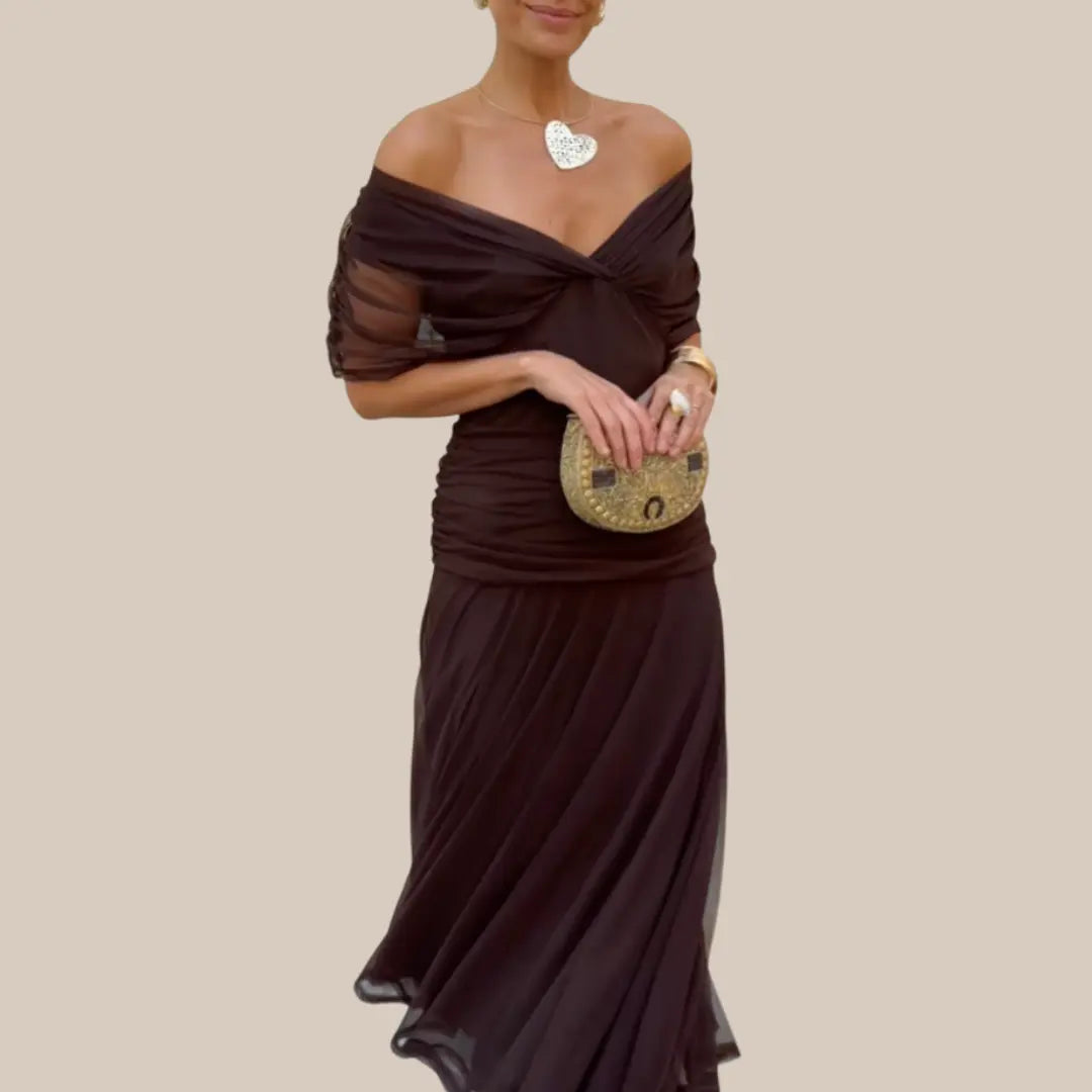 MARELLIA™ | Floral V-Neck Maxi Dress CULT ÉIRE