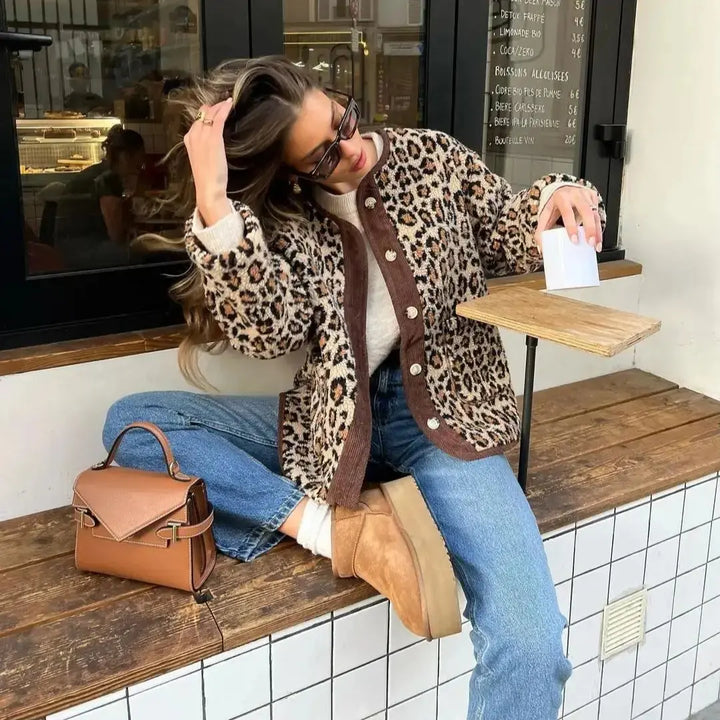 LYDIA™ | Chic Leopard Cardigan CULT ÉIRE