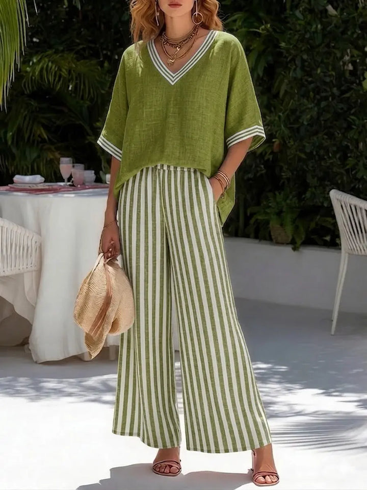ALIRA | Striped Linen Duo Set CULT ÉIRE