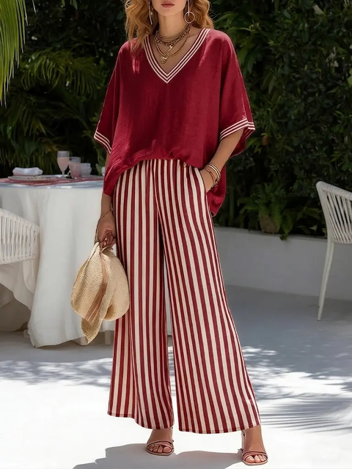 ALIRA | Striped Linen Duo Set CULT ÉIRE
