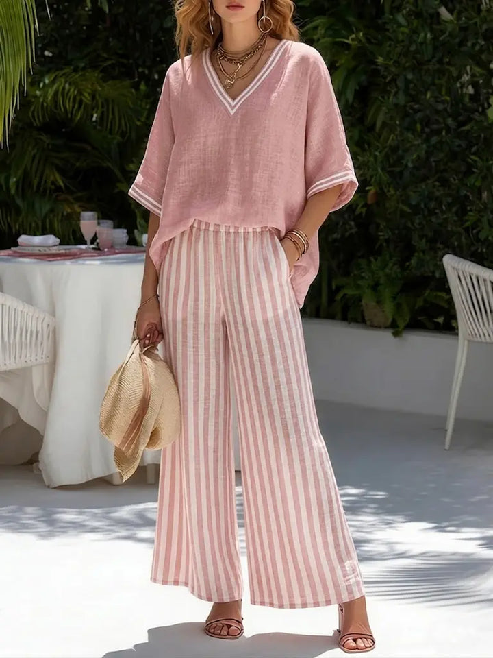 ALIRA | Striped Linen Duo Set CULT ÉIRE