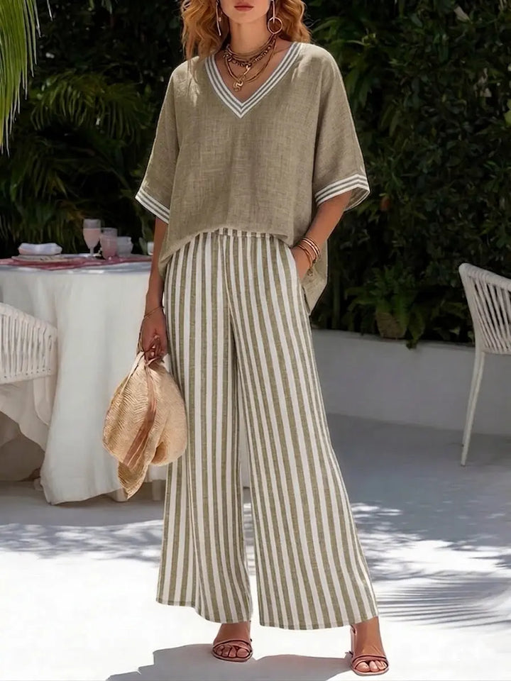 ALIRA | Striped Linen Duo Set CULT ÉIRE