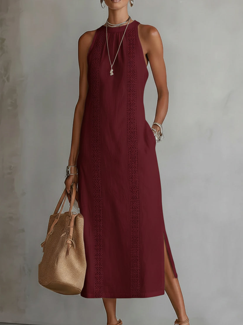 JIMENA | Midi Dress with a Mandarin Collar CULTÉIRE DUBLIN
