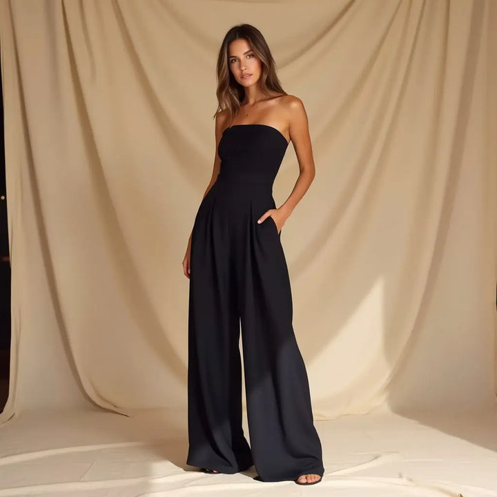 Seravielle | Elegant Wide-leg Jumpsuit CULT ÉIRE