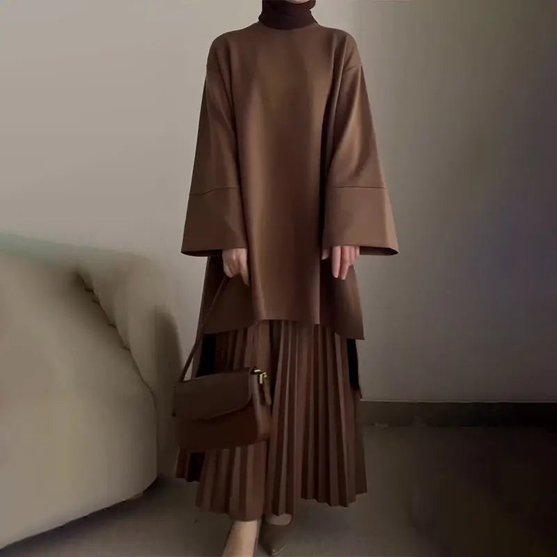 OPHELIE™ - Chic Pleated Two-Piece Set CULT ÉIRE