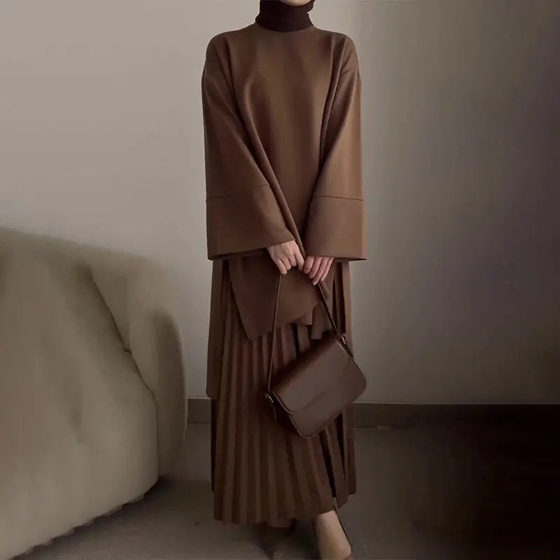 OPHELIE™ - Chic Pleated Two-Piece Set CULT ÉIRE