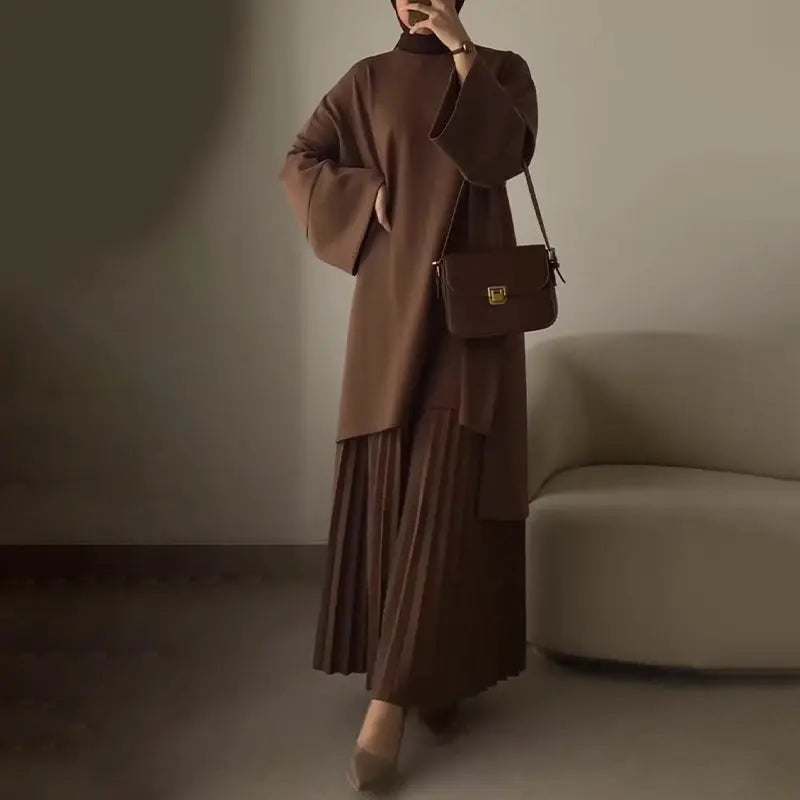 OPHELIE™ - Chic Pleated Two-Piece Set CULT ÉIRE