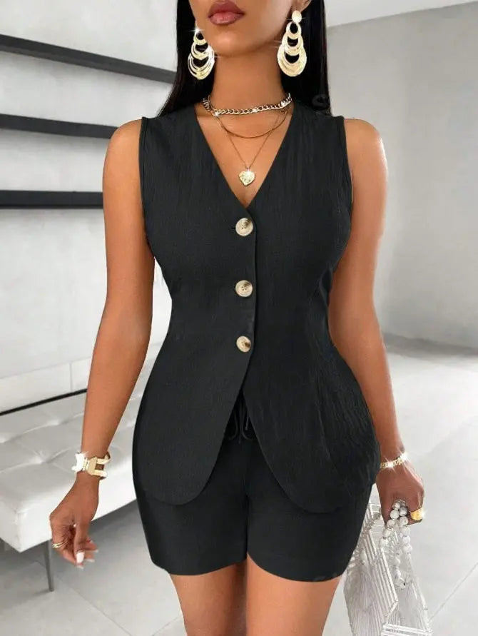 CHELENA™ – Chic Summer Vest and Shorts Set CULT ÉIRE