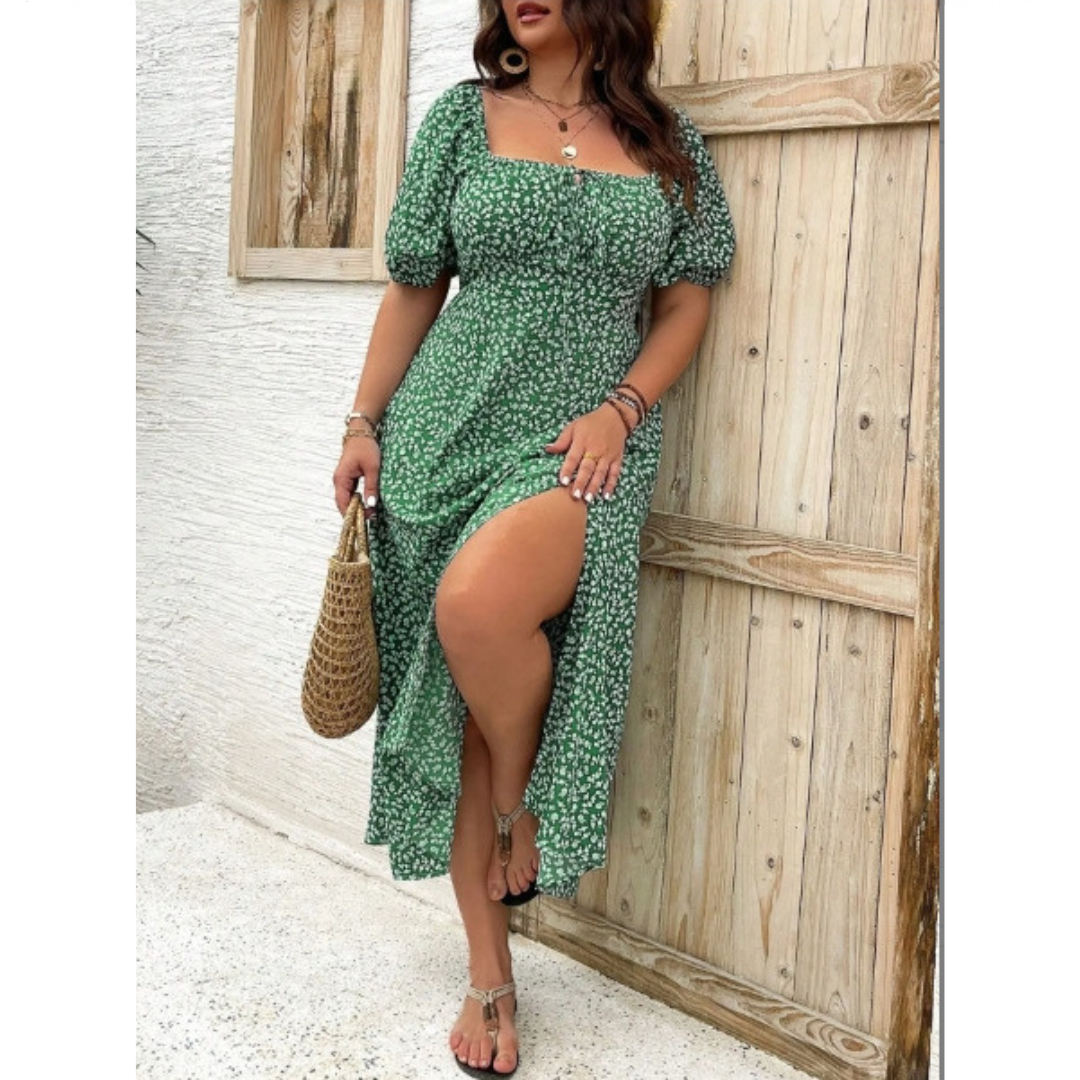 AVENNA™ – Comfy Elegant Summer Slit Dress CULTÉIRE DUBLIN